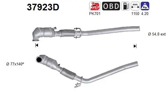 Catalytic Converter (37923D)
