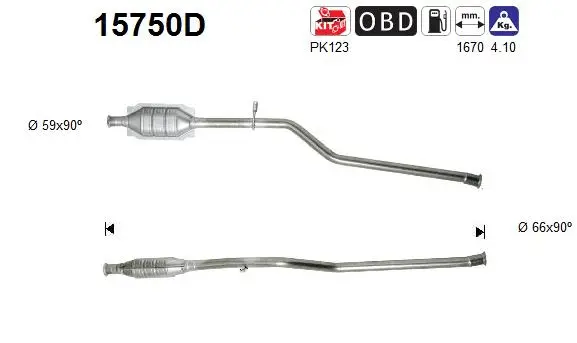 Catalytic Converter (15750D)