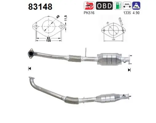 Catalytic Converter (83148)