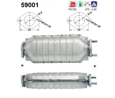 Catalytic Converter (59001)