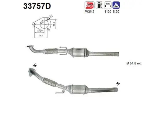 Catalytic Converter (33757D)