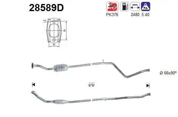 Catalytic Converter (28589D)
