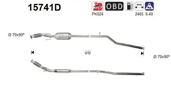 Catalytic Converter (15741D)