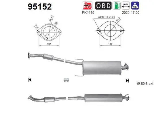 Catalytic Converter (95152)