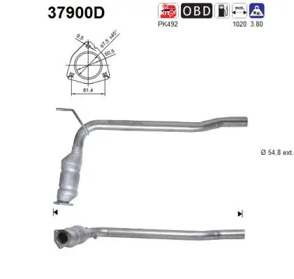 Catalytic Converter (37900D)