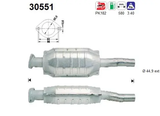 Catalytic Converter (30551)