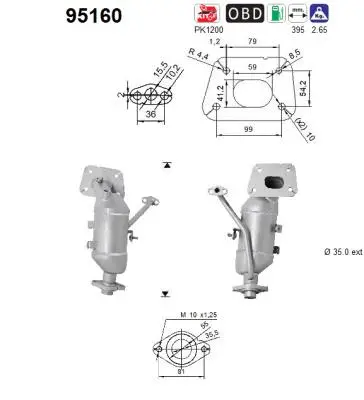 Catalytic Converter (95160)