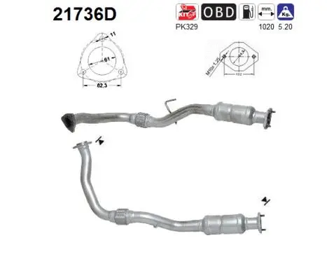 Catalytic Converter (21736D)