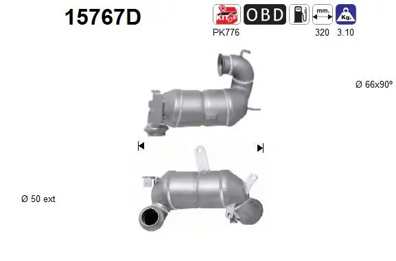Catalytic Converter (15767D)