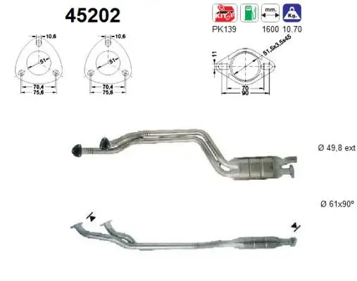Catalytic Converter (45202)