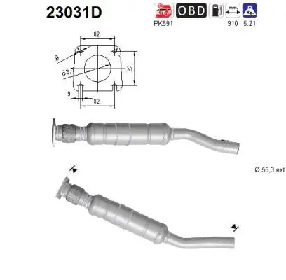 Catalytic Converter (23031D)