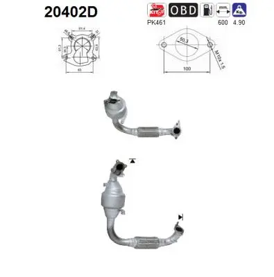 Catalytic Converter (20402D)
