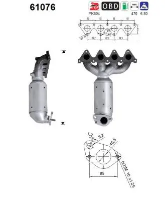 Catalytic Converter (61076)