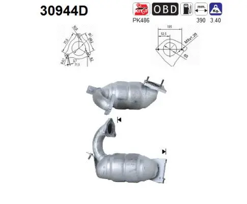 Catalytic Converter (30944D)