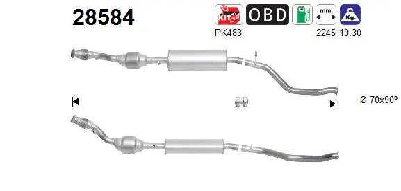 Catalytic Converter (28584)
