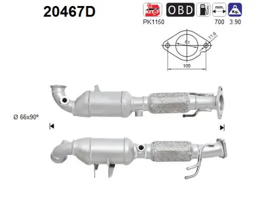 Catalytic Converter (20467D)