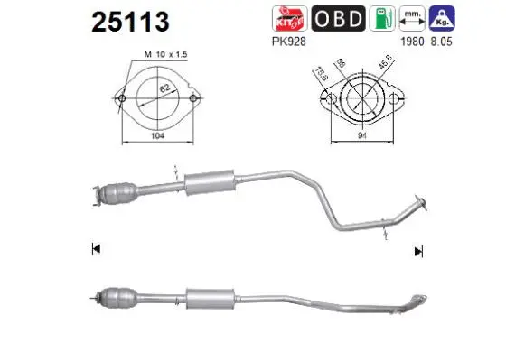 Catalytic Converter (25113)