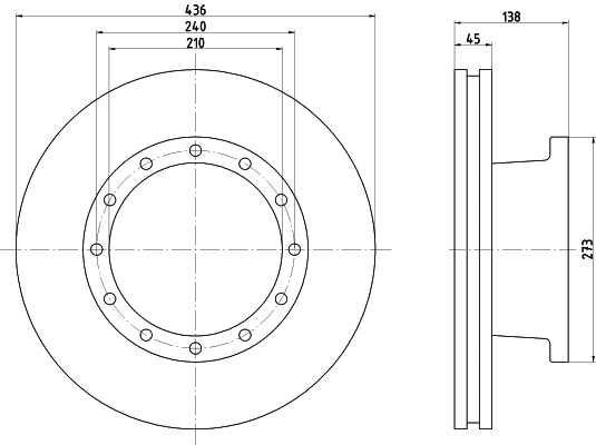 Brake Disc (CVD556)