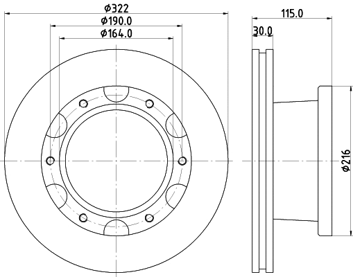 Brake Disc (CVD569)