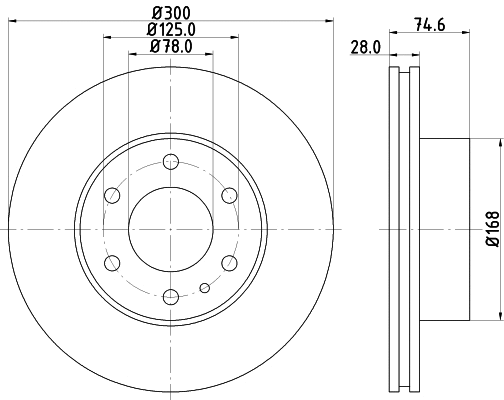 Brake Disc (CVD672)