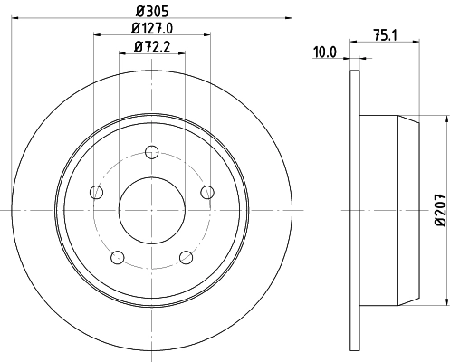 Brake Disc (PCD23092)