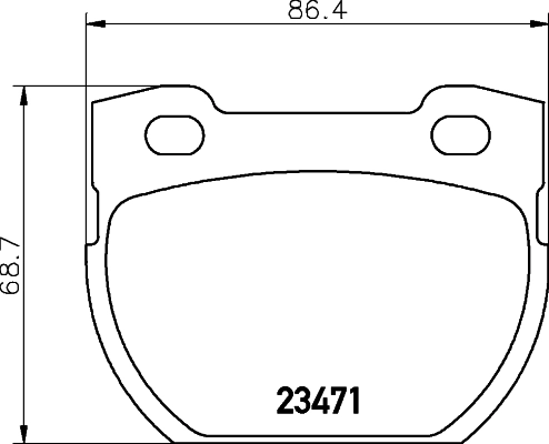 Brake Pad Set, disc brake (PCP2167)