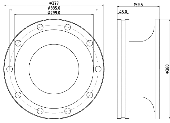 Brake Disc (CVD615)