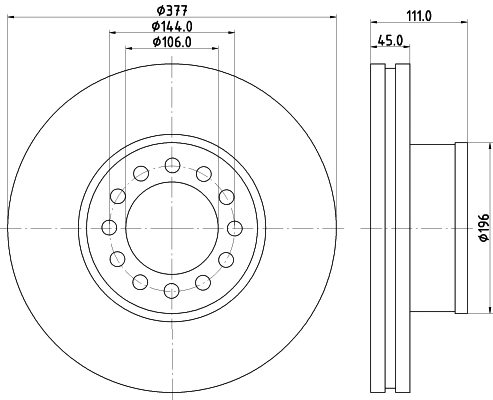 Brake Disc (CVD666)