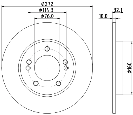 Brake Disc (PCD23062)