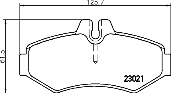 Brake Pad Set, disc brake (PCP1657)