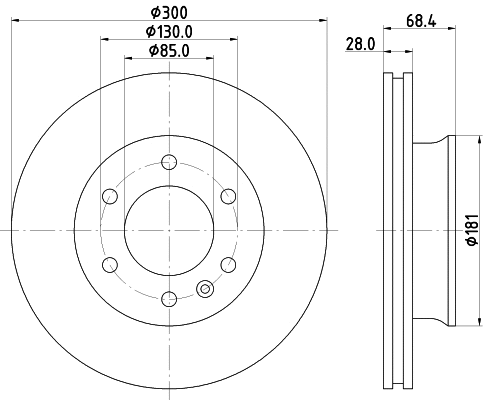 Brake Disc (CVD655)
