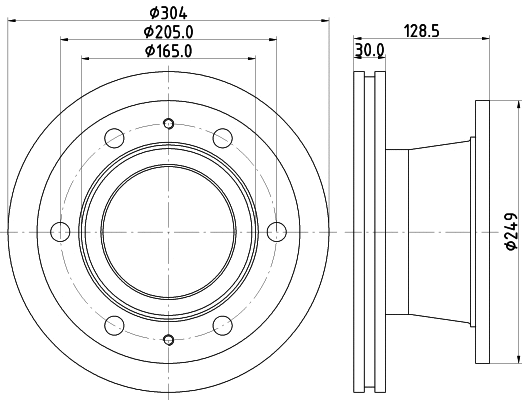 Brake Disc (CVD678)