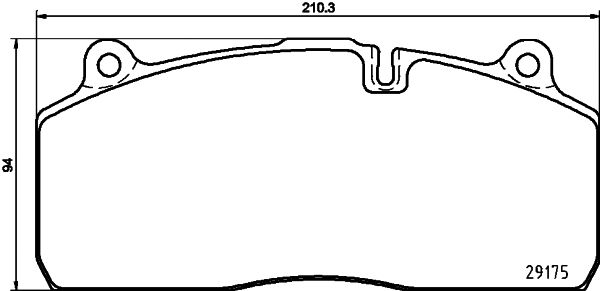 Brake Pad Set, disc brake (CVP113K)