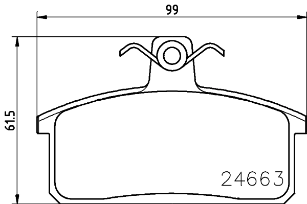Brake Pad Set, disc brake (PCP2130)