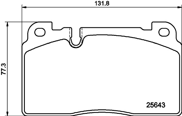 Brake Pad Set, disc brake (PCP2106)