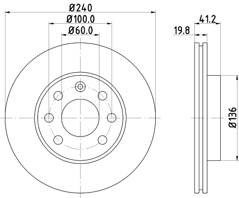 Brake Disc (PCD10582)