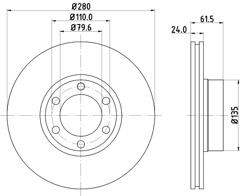 Brake Disc (PCD18052)