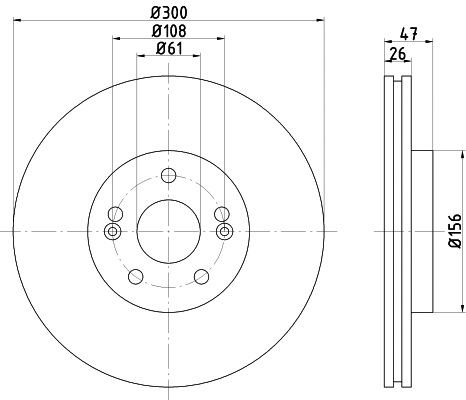 Brake Disc (PCD21312)