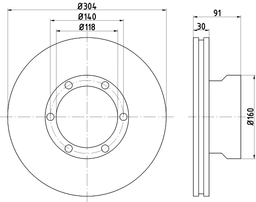 Brake Disc (CVD547)
