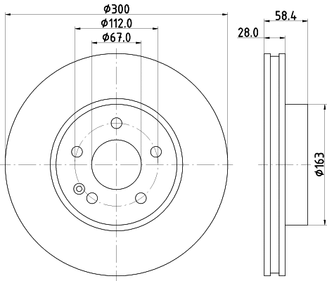 Brake Disc (PCD19482)