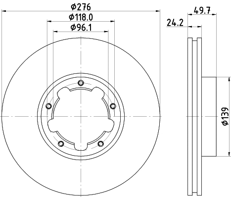 Brake Disc (CVD694)
