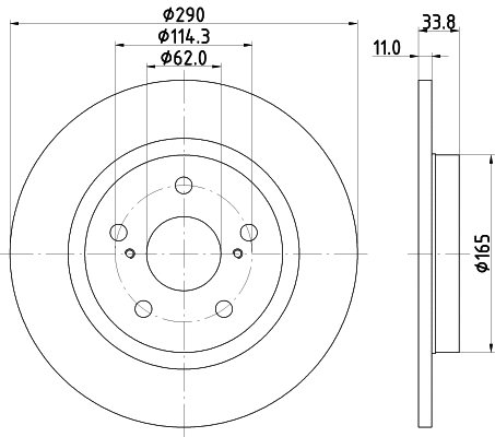 Brake Disc (PCD18682)