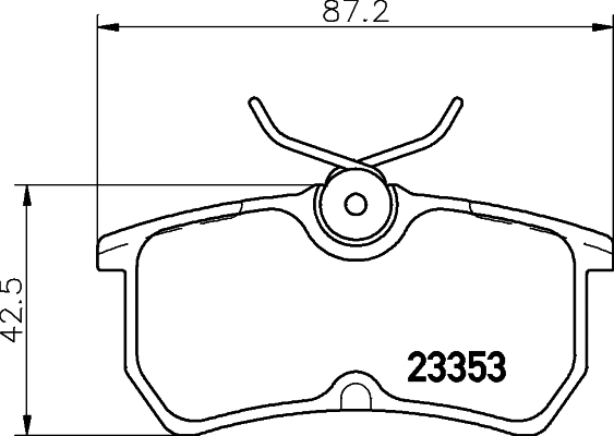 Brake Pad Set, disc brake (PCP1031)