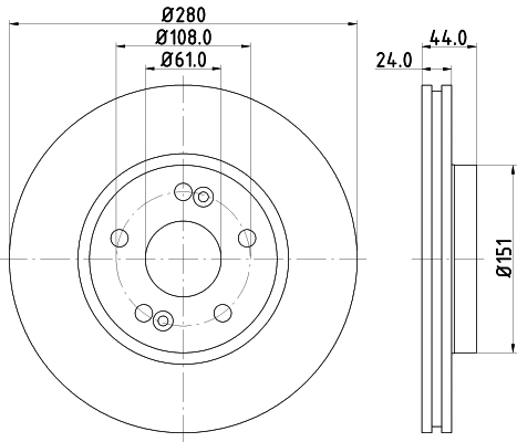 Brake Disc (PCD14232)