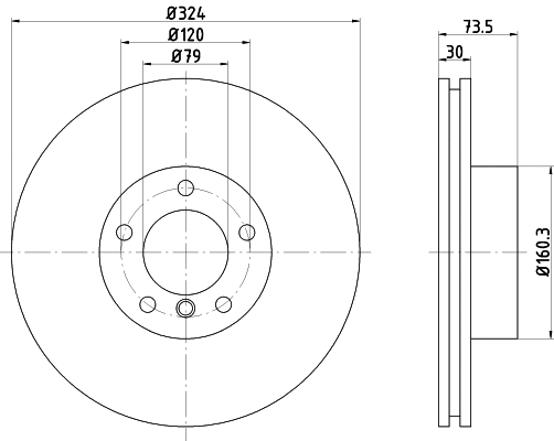 Brake Disc (PCD21111)