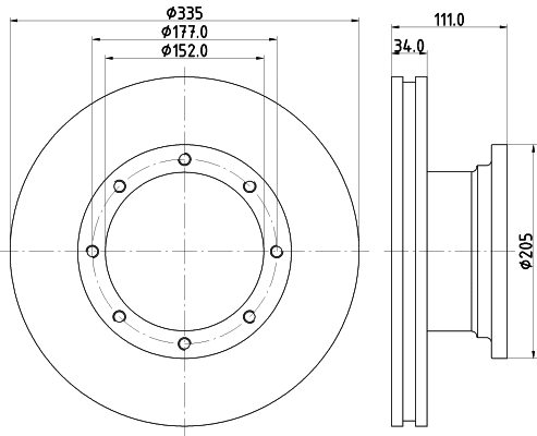 Brake Disc (CVD574)