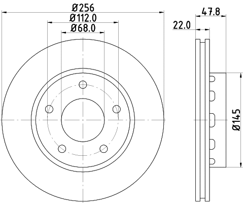 Brake Disc (PCD13482)