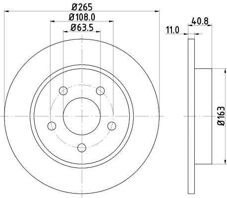 Brake Disc (PCD10392)