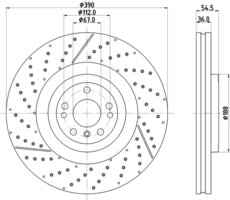 Brake Disc (PCD22341)