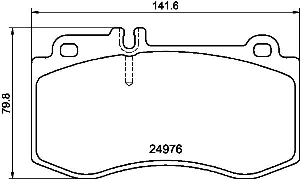 Brake Pad Set, disc brake (PCP2208)